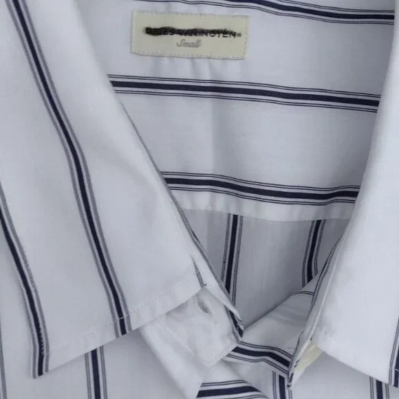 Dries Van Noten Oversized Striped Cotton Poplin Tunic Shirt NWOT - Picture 6 of 8